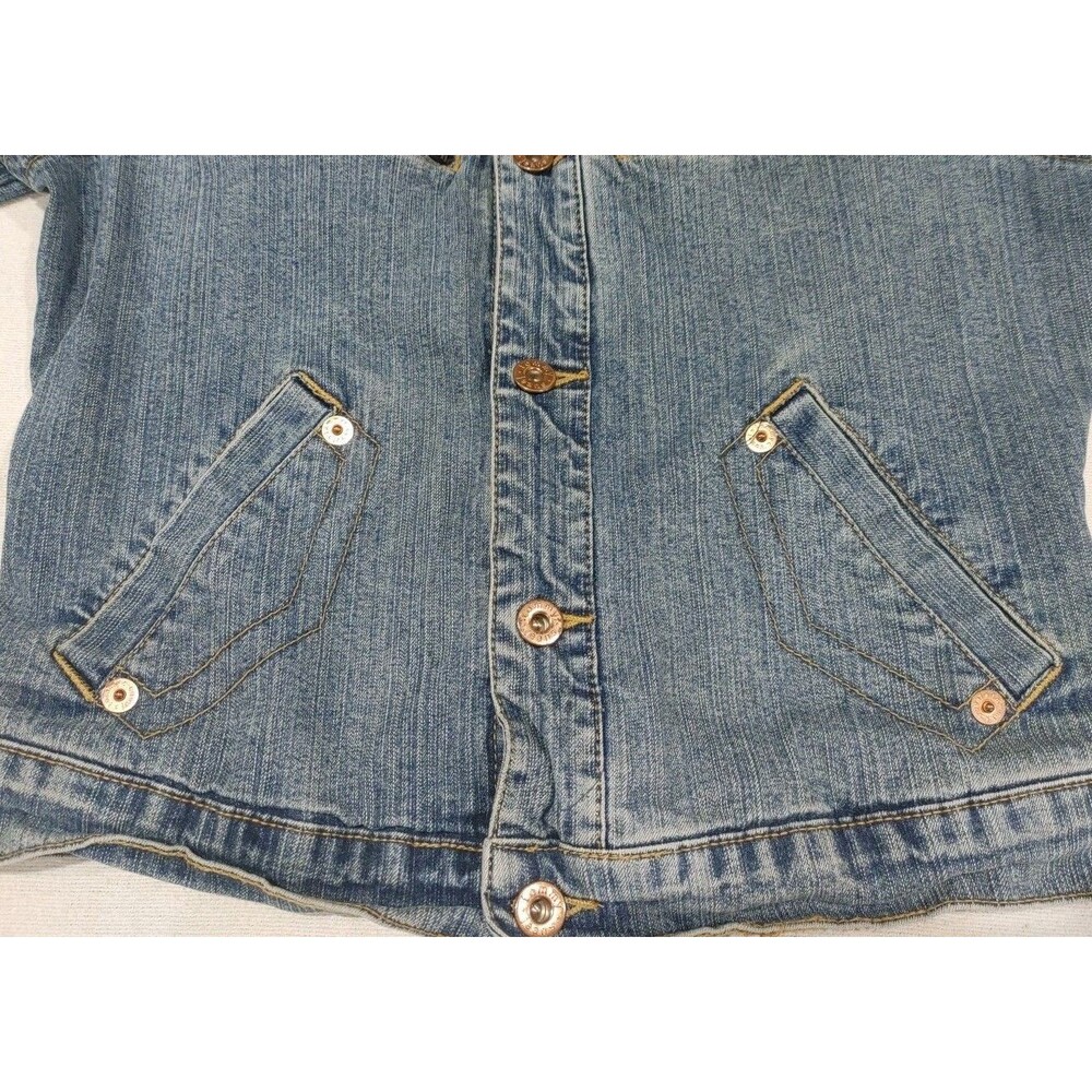 Tommy Hilfiger Girl's Denim Jean Jacket - Size Medium - Picture 3 of 6